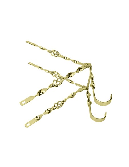 20 Lowrider Cage Flat Twisted Continental Kit Gold.